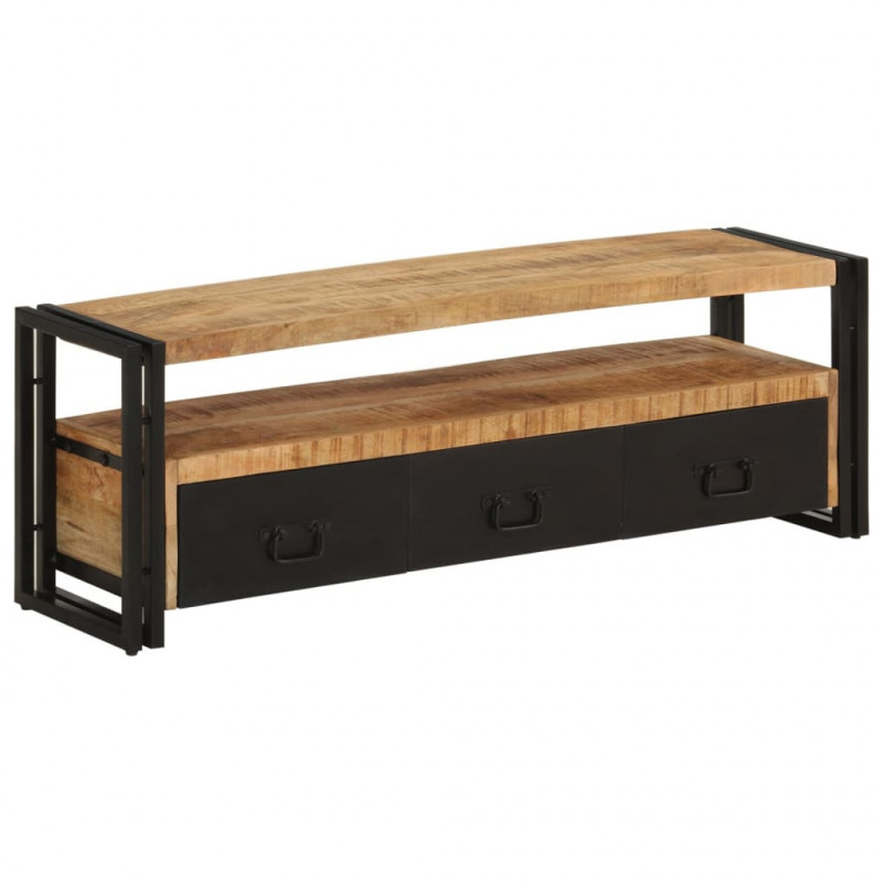 TV-Schrank 120x30x40 cm Massivholz Mango