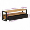 TV-Schrank 120x30x40 cm Massivholz Mango