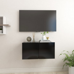 TV-Hängeschrank Schwarz 60x30x30 cm