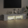 TV-Schrank mit LED-Leuchten Grau Sonoma 135x39x30 cm