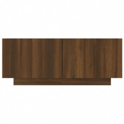 TV-Schrank Braun Eiche 100x35x40 cm Holzwerkstoff