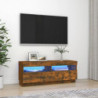 TV-Schrank mit LED-Leuchten Räuchereiche 100x35x40 cm