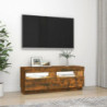 TV-Schrank mit LED-Leuchten Räuchereiche 100x35x40 cm