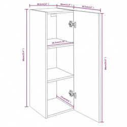 TV-Schrank Grau Sonoma 30,5x30x90 cm Holzwerkstoff