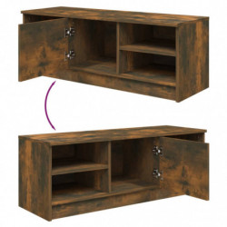 TV-Schrank Räuchereiche 102x35,5x36,5 cm Holzwerkstoff