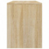 Schminkhocker Sonoma-Eiche 70x35x45 cm Holzwerkstoff