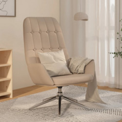 Relaxsessel Hellgrau Wildleder-Optik