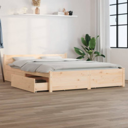 Bett mit Schubladen 140x200 cm