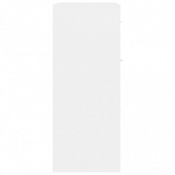 Sideboard Weiß 60x30x75 cm Holzwerkstoff