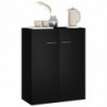 Sideboard Schwarz 60x30x75 cm Holzwerkstoff