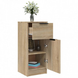 Sideboard Sonoma-Eiche 30x30x70 cm Holzwerkstoff