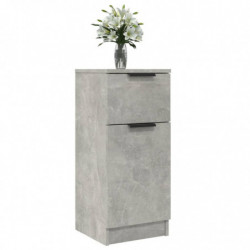 Sideboards 2 Stk. Betongrau 30x30x70 cm Holzwerkstoff