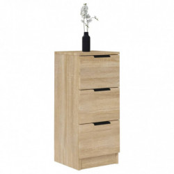 Sideboards 2 Stk. Sonoma-Eiche 30x30x70 cm Holzwerkstoff