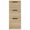 Sideboards 2 Stk. Sonoma-Eiche 30x30x70 cm Holzwerkstoff