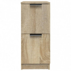 Sideboard Sonoma-Eiche 30x30x70 cm Holzwerkstoff