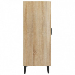 Sideboard Sonoma-Eiche 69,5x34x90 cm Holzwerkstoff