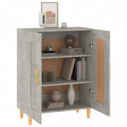 Sideboard Betongrau 69,5x34x90 cm Holzwerkstoff