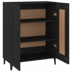 Sideboard Schwarz 69,5x34x90 cm Holzwerkstoff