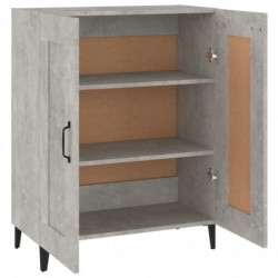 Sideboard Betongrau 69,5x34x90 cm Holzwerkstoff