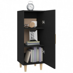 Sideboard Schwarz 34,5x34x90 cm Holzwerkstoff