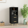 Sideboard Schwarz 34,5x34x90 cm Holzwerkstoff