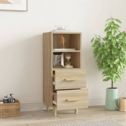 Sideboard Sonoma-Eiche 34,5x34x90 cm Holzwerkstoff