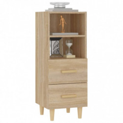 Sideboard Sonoma-Eiche 34,5x34x90 cm Holzwerkstoff