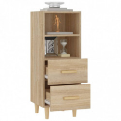 Sideboard Sonoma-Eiche 34,5x34x90 cm Holzwerkstoff