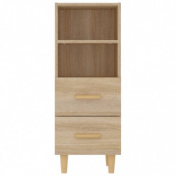 Sideboard Sonoma-Eiche 34,5x34x90 cm Holzwerkstoff