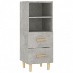 Sideboard Betongrau 34,5x34x90 cm Holzwerkstoff