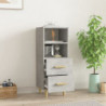 Sideboard Betongrau 34,5x34x90 cm Holzwerkstoff