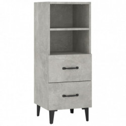 Sideboard Betongrau 34,5x34x90 cm Holzwerkstoff