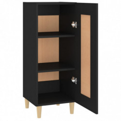 Sideboard Schwarz 34,5x34x90 cm Holzwerkstoff