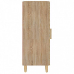 Sideboard Sonoma-Eiche 34,5x34x90 cm Holzwerkstoff