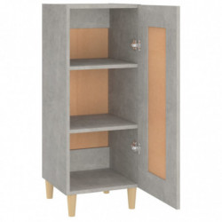 Sideboard Betongrau 34,5x34x90 cm Holzwerkstoff