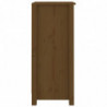 Sideboards 2 Stk. Honigbraun 40x35x80 cm Massivholz Kiefer