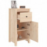 Sideboards 2 Stk. 40x35x80 cm Massivholz Kiefer