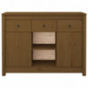 Sideboard Honigbraun 100x35x74,5 cm Massivholz Kiefer