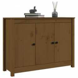 Sideboard Honigbraun 100x35x74 cm Massivholz Kiefer