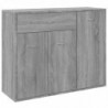 Sideboard Grau Sonoma 88x30x70 cm Holzwerkstoff