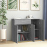 Sideboard Grau Sonoma 88x30x70 cm Holzwerkstoff