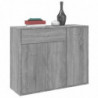 Sideboard Grau Sonoma 88x30x70 cm Holzwerkstoff