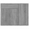 Sideboard Grau Sonoma 88x30x70 cm Holzwerkstoff