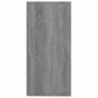 Sideboard Grau Sonoma 88x30x65 cm Holzwerkstoff