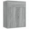 Sideboard Grau Sonoma 60x30x75 cm Holzwerkstoff