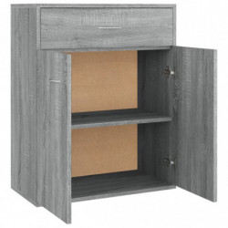 Sideboard Grau Sonoma 60x30x75 cm Holzwerkstoff