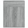 Sideboard Grau Sonoma 60x30x75 cm Holzwerkstoff