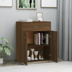 Sideboard Braun Eichen-Optik 60x30x75 cm Holzwerkstoff