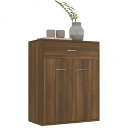 Sideboard Braun Eichen-Optik 60x30x75 cm Holzwerkstoff