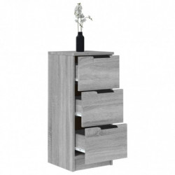 Sideboard Grau Sonoma 30x30x70 cm Holzwerkstoff